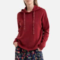 Pull capuche en fine maille Bleu Marine;Bordeaux;Grenade;Marine Harris wilson