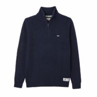 Pull col montant zippé Bleu Marine Tommy Jeans