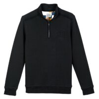 Pull col montant zippé Noir Oxbow