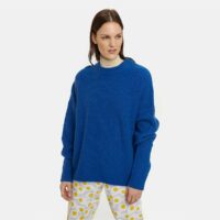 Pull col rond coupe ample Bleu COMPANIA FANTASTICA