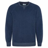 Pull col rond en coton Eneas Bleu Foncé Pepe Jeans