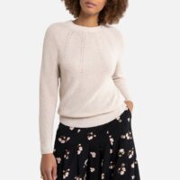 Pull col rond en maille fine