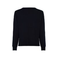 Pull col v en fine maille Bleu Marine Tommy Hilfiger