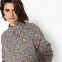 Pull maille moulinée Rose LA REDOUTE COLLECTIONS