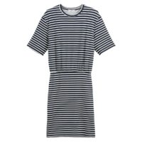 Robe T-shirt courte rayée