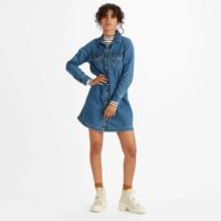 Robe chemise denim manches longues Going Steady Levi's