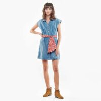 Robe chemise en jean