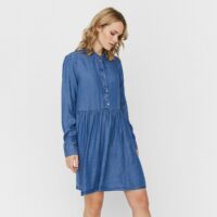 Robe chemise en lyocell Stone Vero Moda