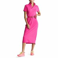 Robe chemise polo à manches courtes Rose Polo Ralph Lauren