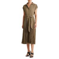 Robe chemisier à petites manches Kaki Lauren Ralph Lauren