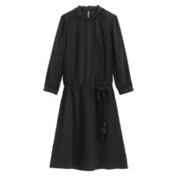 Robe col montant manches 3/4 Noir LA REDOUTE COLLECTIONS