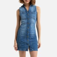 Robe courte en jean Olyvia S-SDM Stone FREEMAN T. PORTER