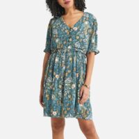 Robe courte imprimée fleurs Imprimé Floral LA REDOUTE COLLECTIONS