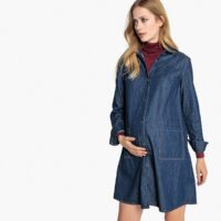 Robe de grossesse en denim Stone LA REDOUTE COLLECTIONS