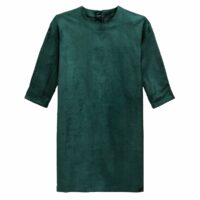 Robe droite courte manches 3/4 Vert Foncé LA REDOUTE COLLECTIONS