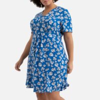 Robe évasée imprimée fleurs Imprimé Fleurs/Bleu LA REDOUTE COLLECTIONS PLUS