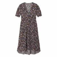 Robe évasée imprimée fleurs Imprimé Fond Noir LA REDOUTE COLLECTIONS PLUS