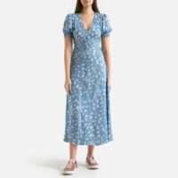 Robe imprimée CAITLYN Imprimé Bleu Clair Suncoo