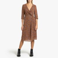 Robe imprimée CEJUNO Imprimé Camel GARANCE PARIS