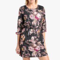 Robe imprimée à manches longues Imprimé Fleurs LIU JO