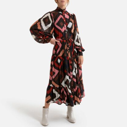 Robe imprimée longue Multicolore Suncoo
