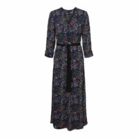 Robe longue portefeuille imprimé cachemire Imprimé Marine;Noir Vero Moda