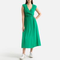 Robe longue sans manches CERES Imprimé Vert Suncoo