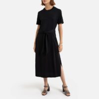 Robe manches courtes en maille Noir LA REDOUTE COLLECTIONS