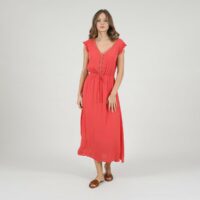 Robe nouée à la taille