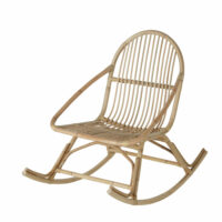 Rocking chair en rotin Lila Maisons du Monde