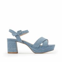 Sandales à plateforme en denim Denim LA REDOUTE COLLECTIONS