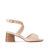 Sandales brides croisées détails clous Nude LA REDOUTE COLLECTIONS