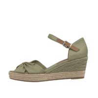 Sandales compensées Basic Vert Tommy Hilfiger