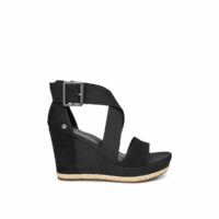 Sandales compensées Calla Noir Ugg