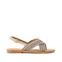 Sandales cuir Ifla Multicolore COSMOPARIS