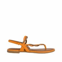 Sandales cuir Kim Orange ou Noir tamaris