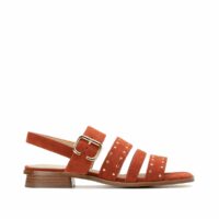 Sandales talon plat Terracotta LA REDOUTE COLLECTIONS