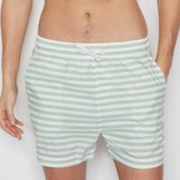 Short bermuda rayé Rayé Vert/Blanc LA REDOUTE COLLECTIONS