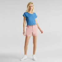 Short coupe chino Beige;Vieux Rose;Blanc;Noir Esprit