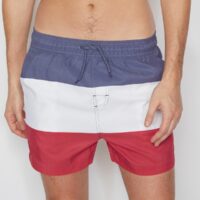 Short de bain Bleu/Blanc/Rose LA REDOUTE COLLECTIONS