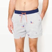 Short de bain Imprimé Rayures LA REDOUTE COLLECTIONS