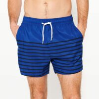 Short de bain Rayé Bleu LA REDOUTE COLLECTIONS