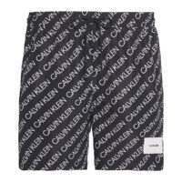 Short de bain logo Imprimé Noir Calvin Klein