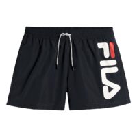 Short de bain logo Michi Bleu Marine - Noir Fila