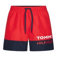 Short de bain piscine Rouge/Bleu Marine Tommy Hilfiger