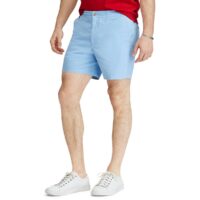 Short droit en coton stretch Prepster Bleu Ciel Polo Ralph Lauren