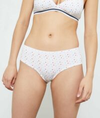 Shorty - HAPPINESS HEART  - Blanc - Femme - Etam