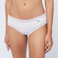 Shorty bords dentelle - AMOUR  - Blanc - Femme - Etam