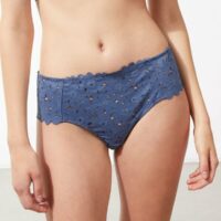 Shorty en dentelle - ECLATANTE  - Bleu - Femme - Etam