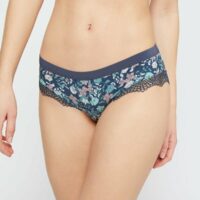 Shorty en dentelle - PENSEE  - Bleu - Femme - Etam